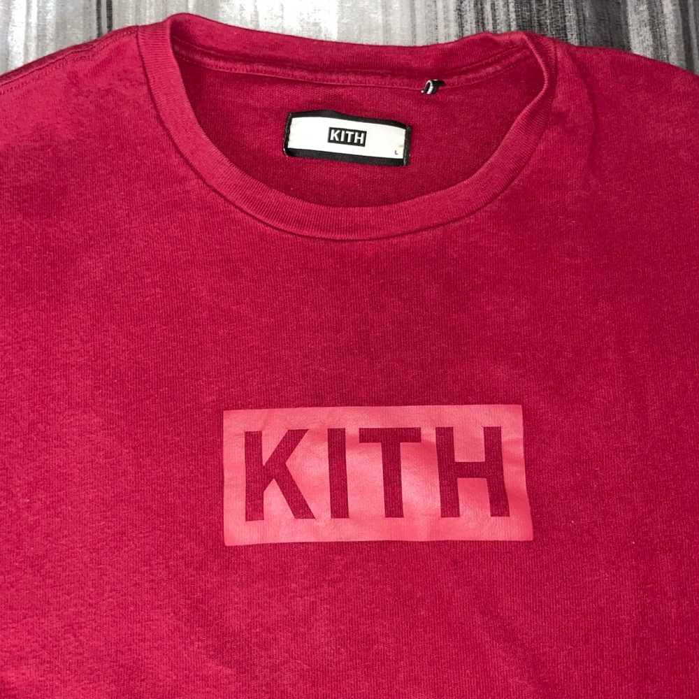 KITH red t-shirt